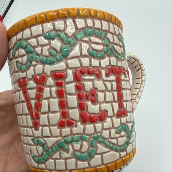 VIETRI MOSIAC MUG made in Italy - Picture 5 of 8